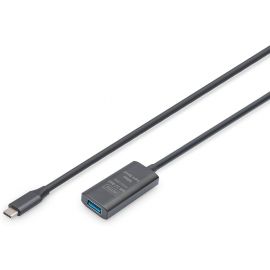Digitus Подовжувач USB 3.2 Gen1 Active Cable 5G, C/M-A/F, 5м, чорний