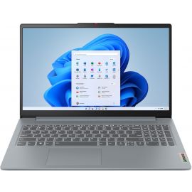 Lenovo Ноутбук IdeaPad Slim 3-15AMN8 15.6" FHD IPS AG, AMD R5-7520U, 16GB, F512GB, UMA, DOS, сірий