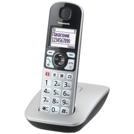 Panasonic Радіотелефон DECT KX-TGE510RUS, чорно-сріблястий