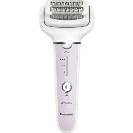 Panasonic Епілятор пінцетний, акумуляторний , пінцет.-60, волог.+сух., насадок-2, футляр , фіолетово-білий
