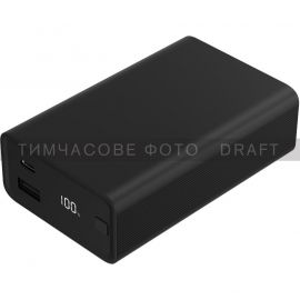 2E Акумулятор портативний літій-іонний Power Bank 20000мА·год, 65Вт, PD, QC, чорний