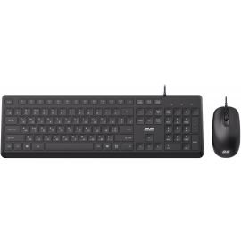 2E Комплект клавіатура та миша MK405 USB-A, EN/UK/RU, чорний