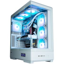 Zalman Корпус P50 DS без БЖ, 2xUSB3.0, 1xUSBType-C, 4x120мм ARGB, VGA 435мм, LCS ready, TG Side Panel, ATX, білий