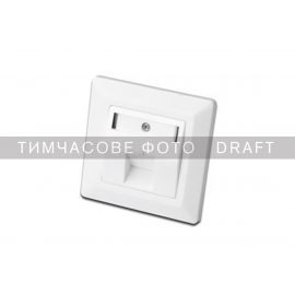 2E Лицьова панель, для 1х Keystone 80x80 із заземленням