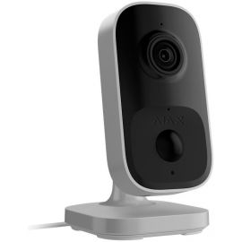Ajax Камера відеоспостереження IndoorCam, внутрішня, 4мп, 110° вертикальний 60° горизонтальний, іч 8м, штучний інтелект, wi-fi, біла
