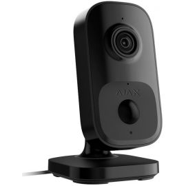 Ajax Камера відеоспостереження IndoorCam, внутрішня, 4мп, 110° вертикальний 60° горизонтальний, іч 8м, штучний інтелект, wi-fi, чорна