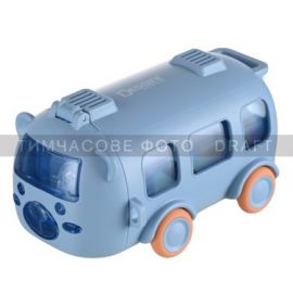 ARDESTO Пляшка для води Bear Bus 500мл, пластик, блакитний