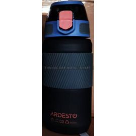 ARDESTO Пляшка для води Spring 600мл, пластик, чорний