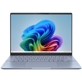 ASUS Ноутбук Vivobook S 14 S5406SA-PP113 14" 3K OLED, Intel Ultra 5 226V, 16GB, F1TB, UMA, NoOS, Блакитний