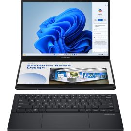 ASUS Ноутбук Zenbook DUO UX8406CA-QL214X 14" FHD OLED, Intel Ultra 7 255H, 32GB, F2TB, UMA, Win11P, Сірий