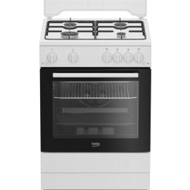 Beko Плита газова, 64л, 60x60см, таймер, білий
