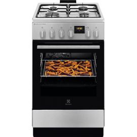 Electrolux Плита комбінована, 58л, 50x60см, дисплей, конвекція, пара, нерж
