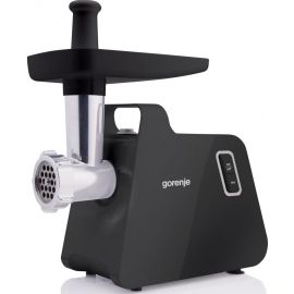 Gorenje М'ясорубка, 1700Вт, 2,3кг/хв, 2 решітки, пластик/метал, чорний