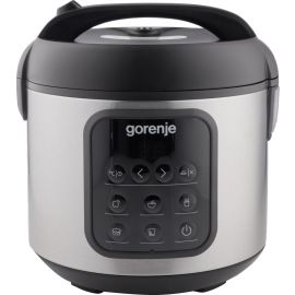 Gorenje Мультиварка, 476Вт, мини, чаша-2л, електронне керув., 5 програм, метал/пластик, чорний