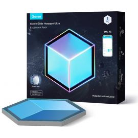 Govee Настінний світильник H106A Glide Hexagon Light Panels Ultra expansion pack, 1шт, RGBIC, WI-FI/Bluetooth, фіолетовий