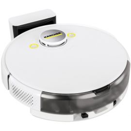 Karcher Робот-пилосос RCV 5, h=9.7см, вологе прибирання, конт пил -0.330л, вода -0.240л, автон. робота до 120хв, білий