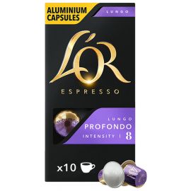 L`OR Кава капсули Lungo Profondo, 100% арабіка, 10шт, Nespresso