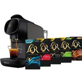 L`OR Кавомашина Philips Barista Sublime, 0.8л, капсули, чорний