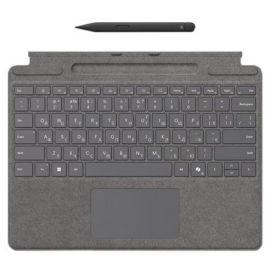 Microsoft Surface Клавіатура для планшета Surface Pro 8 - 11, Pro X зі стілусом, платинова