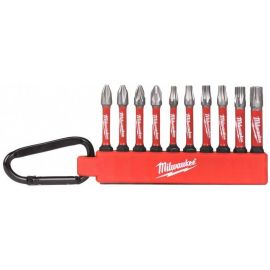 Milwaukee Біти Shockwave carabiner, набір 10шт, сталь