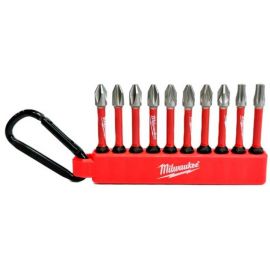 Milwaukee БітиShockwave carabiner2, набір 10шт, сталь