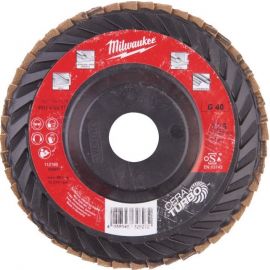 Milwaukee Диск пелюстковий CERA TURBO, 125x22.2мм, K40