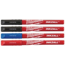 Milwaukee Маркер InkZAll набір 4 шт, синій/червоний/чорний 2шт