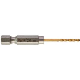 Milwaukee Свердло по металу RedHEX HSS-G TiN, 2х17х59.5мм, 2шт