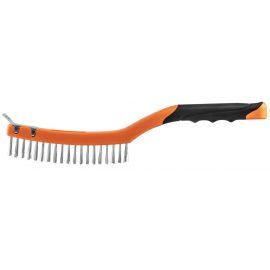 Neo Tools Щітка дротяна пряма, 3х19 рядів, прямий дріт 0.3мм, 345мм, двокомпонентне руків'я
