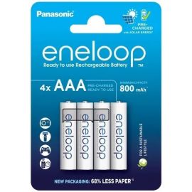 Panasonic Акумулятор Eneloop NI-MH AAA 800 мАг, 4 шт.