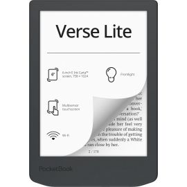 PocketBook Електронна книга 619 Verse Lite, Midnight Grey