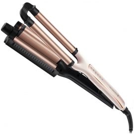 Remington Плойка ProLuxe 4-в-1, для хвиль, 90Вт, темп.режимів-5, D-15mm, 150-210С, кераміка, біло-золотий
