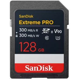 SanDisk Карта пам'яті SD 128GB C10 UHS-II U3 R300/W300MB/s Extreme Pro V90