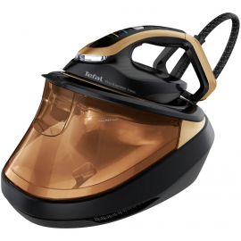 Tefal Праска-парогенератор Pro Express Vision, 3000Вт, 1200мл, паровий удар -800гр, постійна пара - 180гр, керам. підошва, чорно-золотий