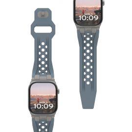 UAG Ремінець для Apple Watch Ultra 2/Ultra-49-45-44-42mm, Monarch, Cloud Blue/Titanium