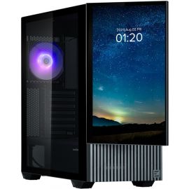 Zalman Корпус Z10 DS, без БЖ, 2xUSB3.0, 1хUSB Type-C, 2х120мм, 1x120мм ARGB, TG Side Panel, ATX, Monitor, чорний