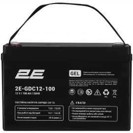 2E Акумуляторна батарея GDC, 12В, 100А•год, GEL