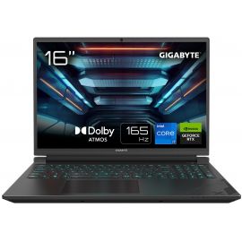 Gigabyte Ноутбук 6X 16.0 FHD+ 165Hz, Intel i7-13650HX, 16GB, F1TB, NVD4060-8, DOS, чорний