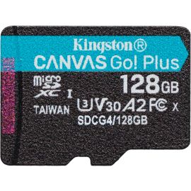 Kingston Карта пам'яті microSD 128GB C10 UHS-I U3 A2 V30 R200MB/s