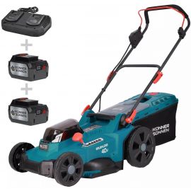 Könner & Söhnen Газонокосарка акумуляторна KS 43LM-40V 40В(20+20) акб 2x4А·год 43см 50л 25-75мм 15.5кг