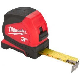 Milwaukee Рулетка Pro Compact , 3мх16мм, з фіксатором змотування, АБС-пластик