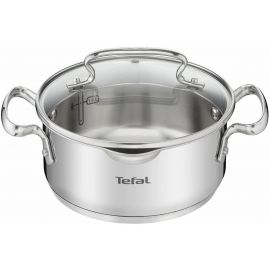 Tefal Каструля DUETTO+, 2л, з кришкою, нержавюча сталь, скло