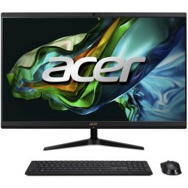Acer Комп'ютер персональний моноблок Aspire C24-1800 23.8" FHD, Intel i5-12450H, 8GB, F512GB, UMA, WiFi, кл+м, Lin, чорний