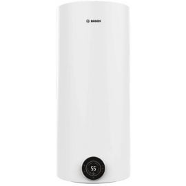 Bosch Водонагрівач електр. круглий Tronic 4000T, 120л, 2кВт, сухий тен, вертикальний монтаж, електр. кер-ння, B, білий