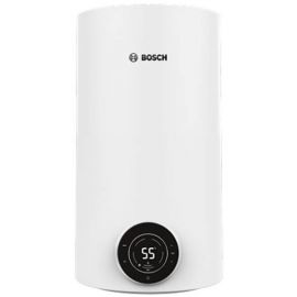 Bosch Водонагрівач електр. круглий Tronic 4000T, 80л, 2кВт, сухий тен, вертикальний монтаж, електр. кер-ння, B, білий