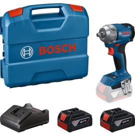 Bosch Гайковерт ударний Bosch GDS 18V-350 18В 2x4А·год до 3400об·хв 85/200/350Нм квадрат 1/2" ЗП GAL 18V-20 кейс 1.1кг