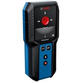 Bosch Детектор акумуляторний GMS 120-27 Professional, до 120мм, 2ААх1.5В, IP54, чохол, 0.24кг