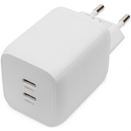Digitus Зарядний пристрій 2хUSB-C, 65W, GaN