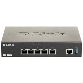 D-Link Мультисервiсний маршрутизатор DSR-250V2 4xGE LAN, 1xGE WAN