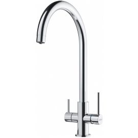 Franke Змішувач для кухні Lina Clear Water, довж.виливу - 272 мм, поворотний, 1+1 фільтр, хром